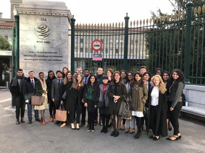 Classes of 2018-2019 at the 2018 WTO Public Forum    