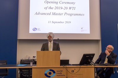 Ambassador Ujal Singh Bhatia gave the keynote address    © WTI